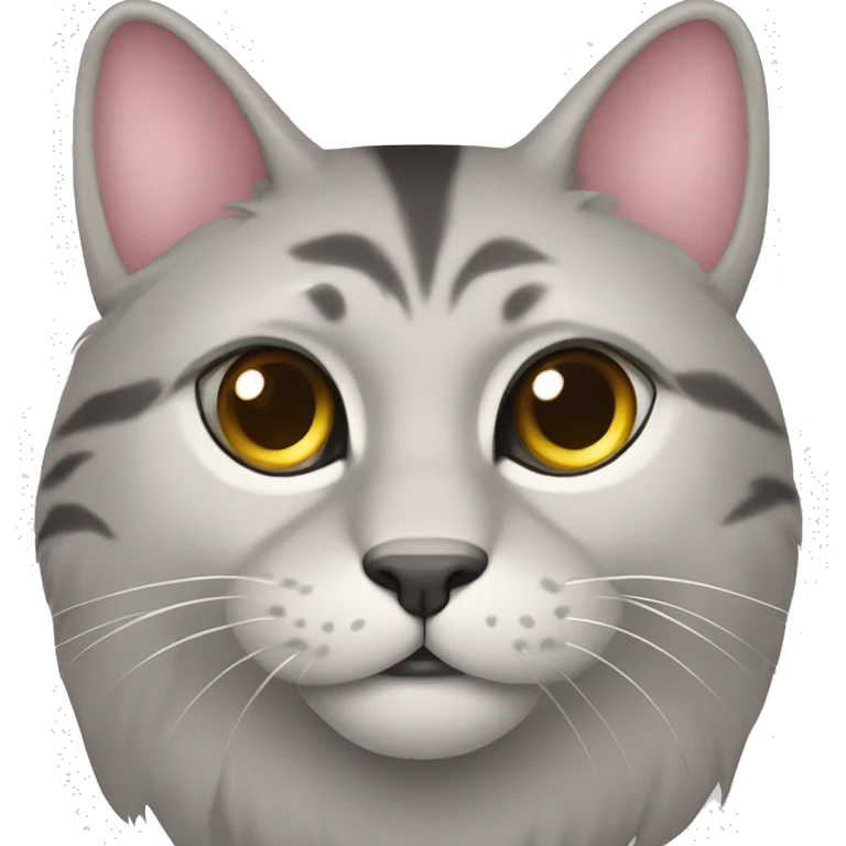 Кот сфинкс розовый с серый пятнышком на мордочке  emoji
