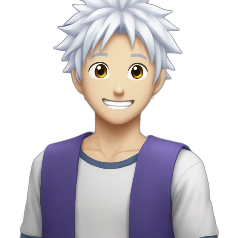 Killua zoldick rire emoji