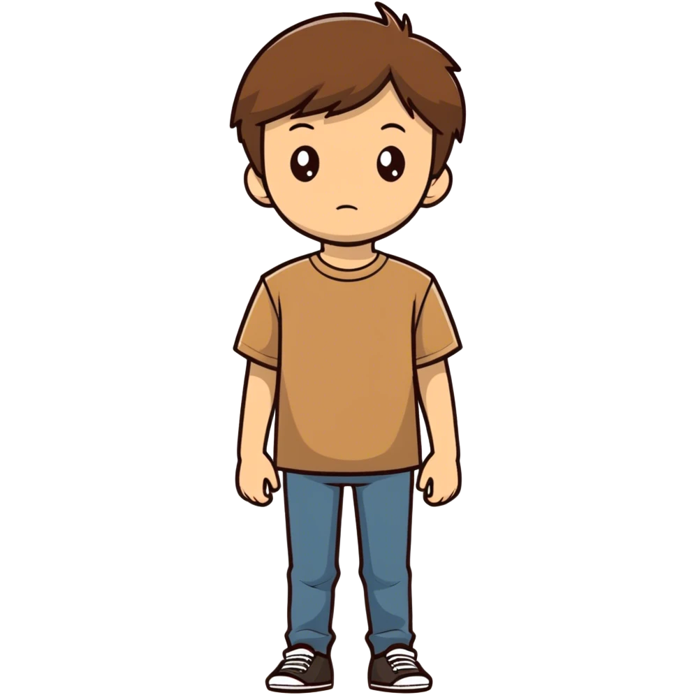 realistic portrait of boy emoji