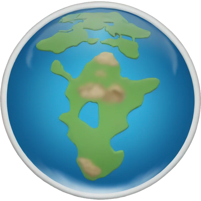 flat earth emoji emoji