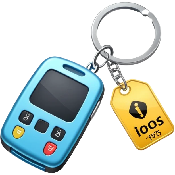 car key with a price tag emoji