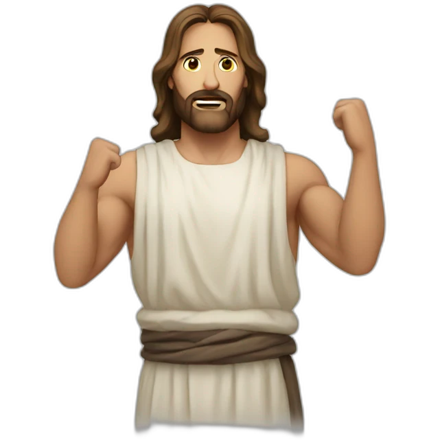 jesus work out emoji