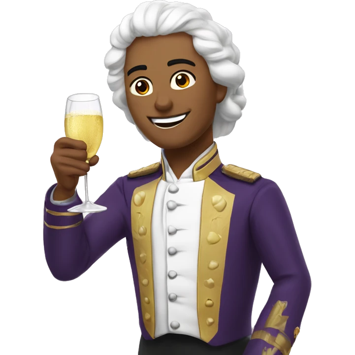 Brindis de champán  emoji