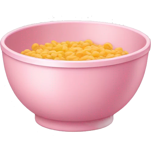 Light pink food bowl and cup emoji