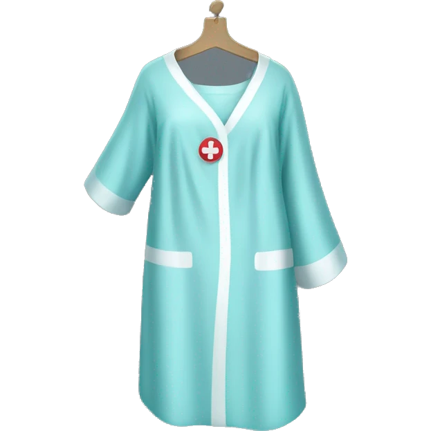 hospital gown emoji