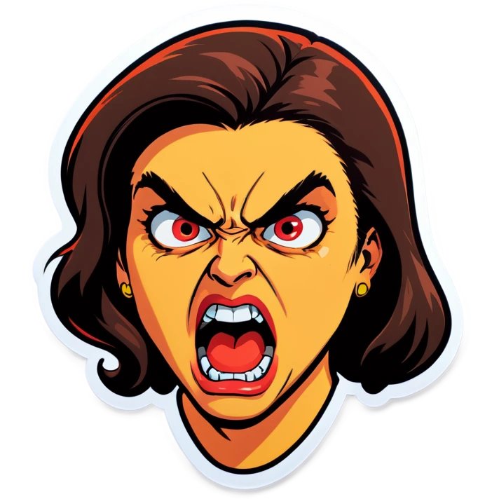 Angry woman  emoji