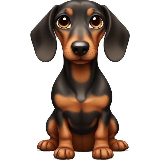 dachshund cute emoji