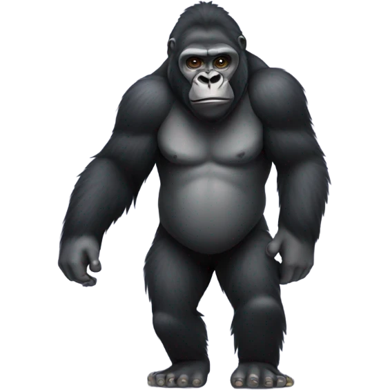 Gorilla with spikes emoji