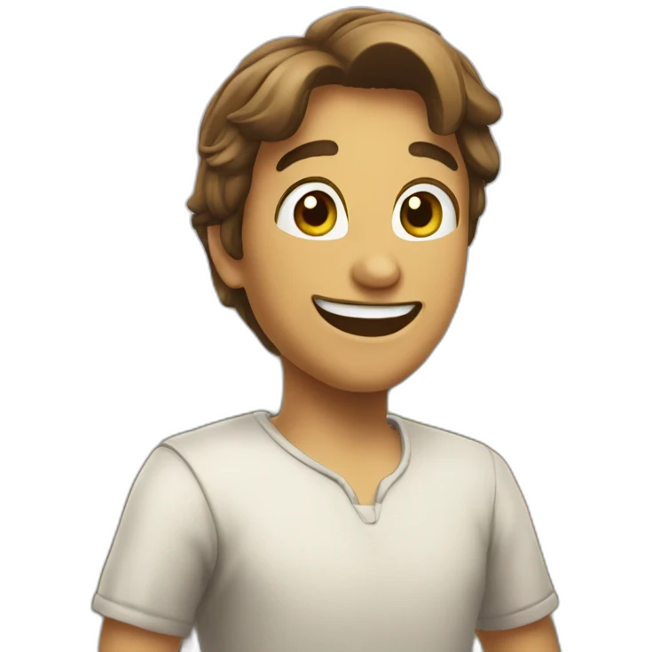 Calabera sonrriendo aterradora emoji