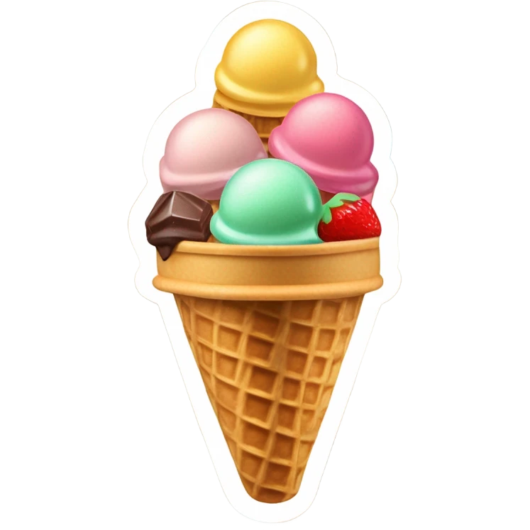 Ice cream emoji