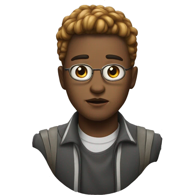 안경 낀 선생님 emoji