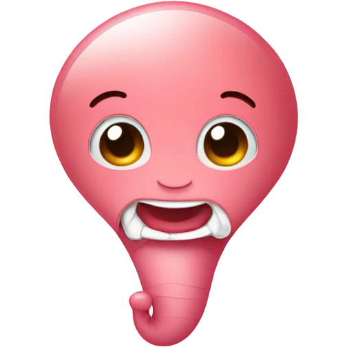 uterus cute with ovaries emoji