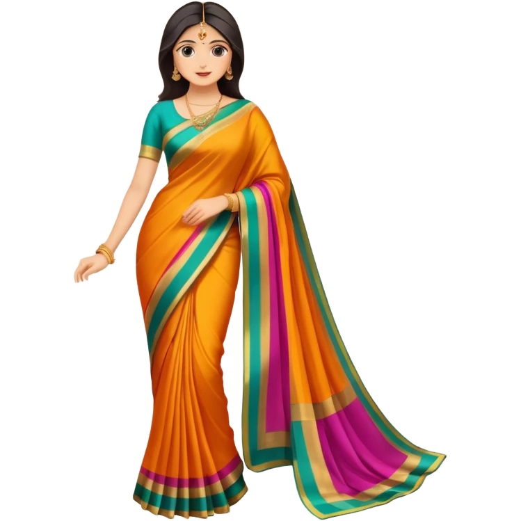 saree without woman emoji