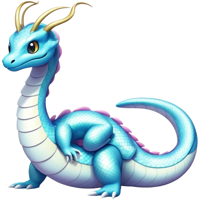 Seviper-Dragonair-Dratini-hybrid, full body, no legs emoji