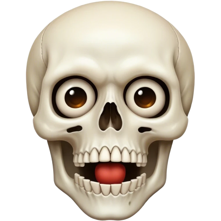 the combination of the: 💀 and the: 🤯 emoji