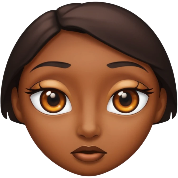 the black eyes emoji
