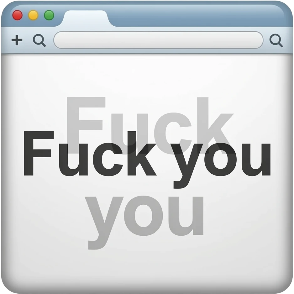 Fuck you website emoji