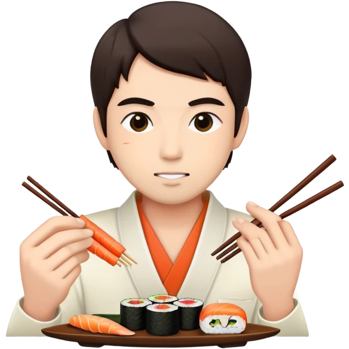 me eating sushi emoji