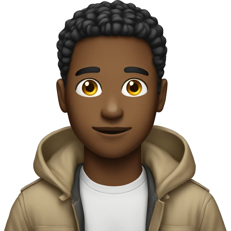 Young men universitary emoji