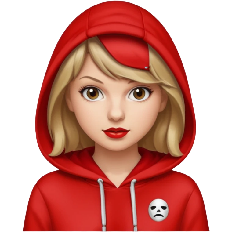 taylor swift puts on la casa de papel hoodie  emoji