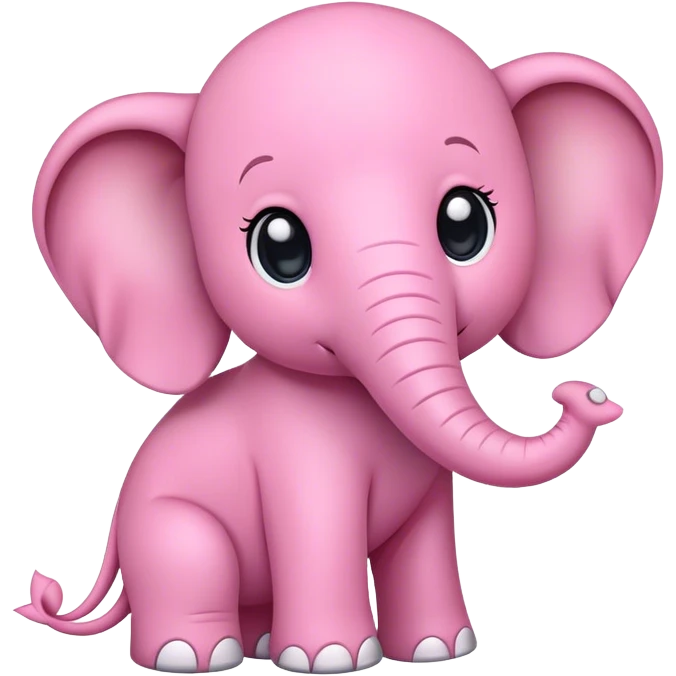 elefante rosa emoji