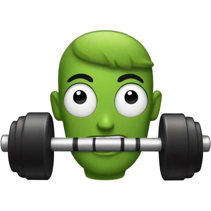 olive dumbbells emoji