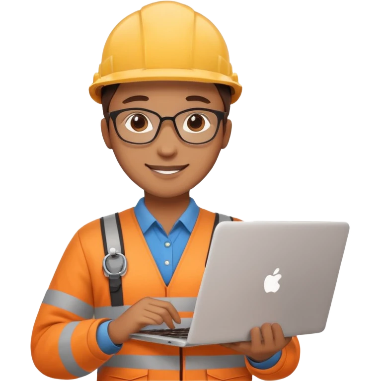 QA engineer with checklist and laptop confident pose emoji