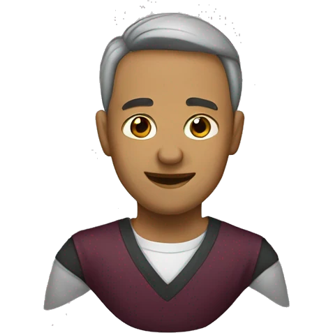 Бордовое сердце  emoji