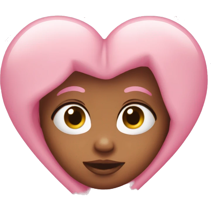 Baby pink heart emoji