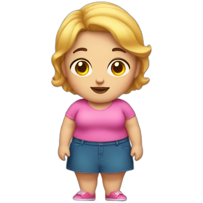 fat girl emoji