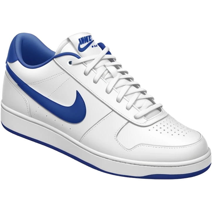 nike white low top tennis shoe emoji