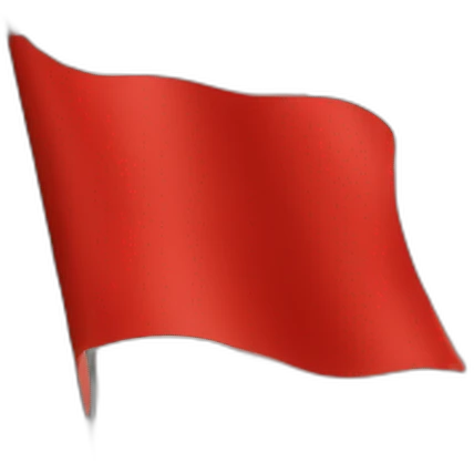 red flag emoji