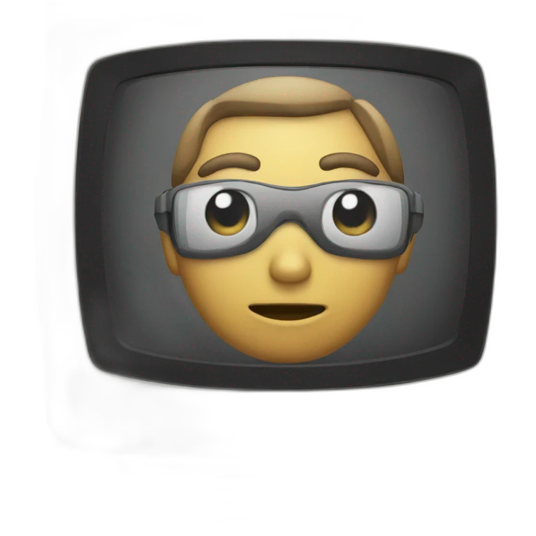  cabeza de televisor emoji