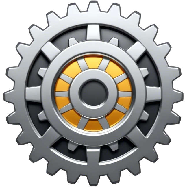 gear emblem emoji