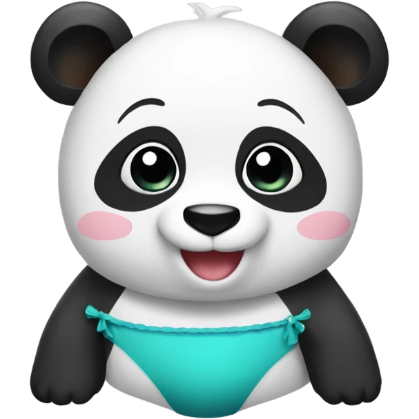 panda in bikini  emoji