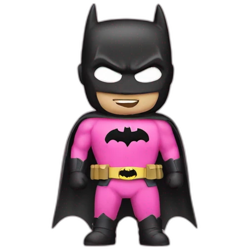 pink batman emoji