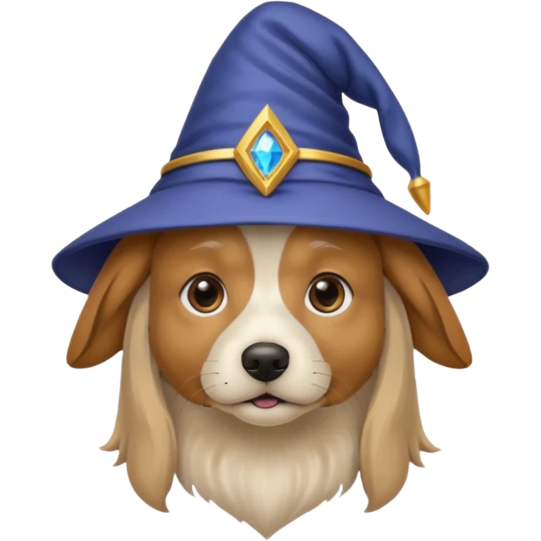 Dog wizard emoji