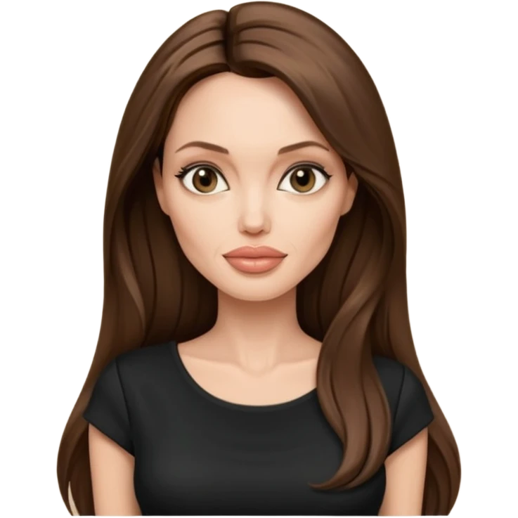 Angelina Jolie up to the waist emoji