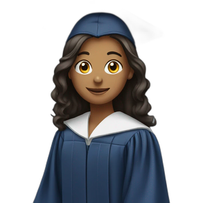 student graduating emoji
