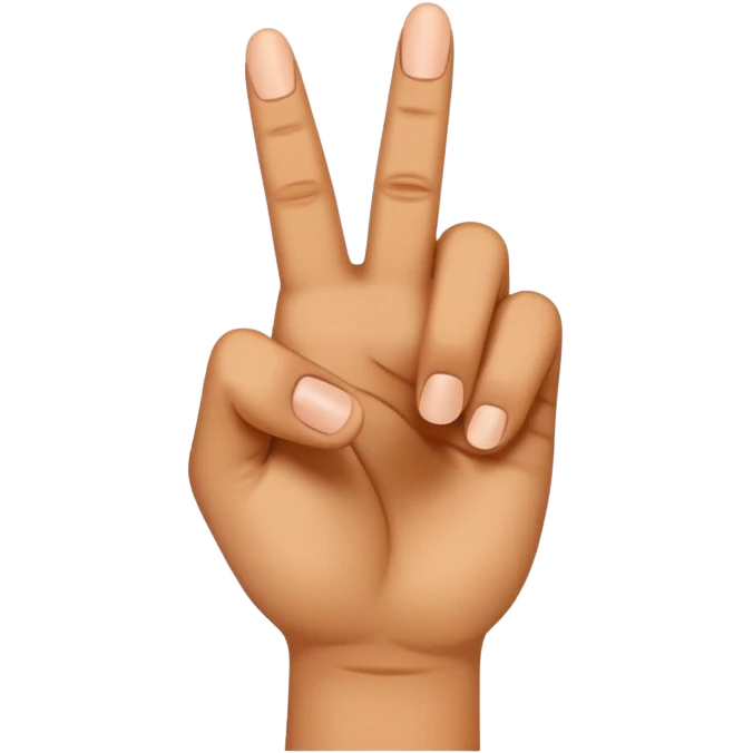  Can you do the Oke sign but than with de middle vinger.  emoji