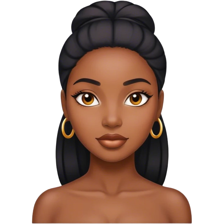 beautiful black woman emoji