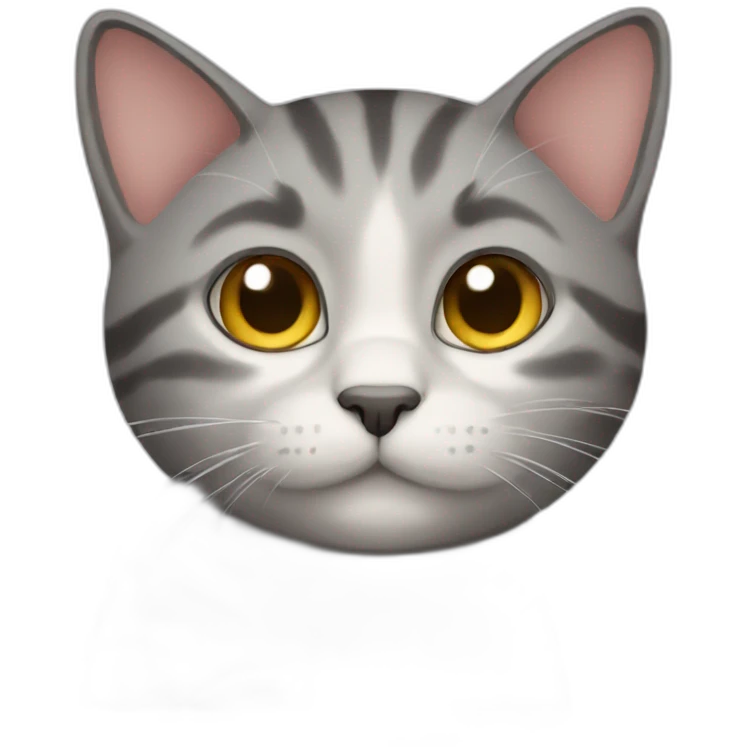 Shy cat emoji
