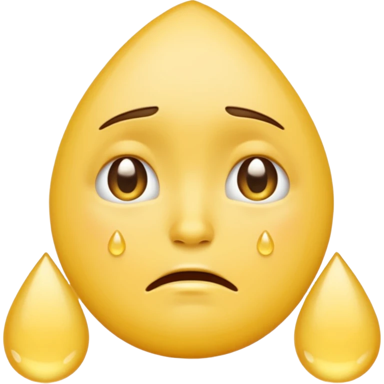 crying face emoji, classic style emoji