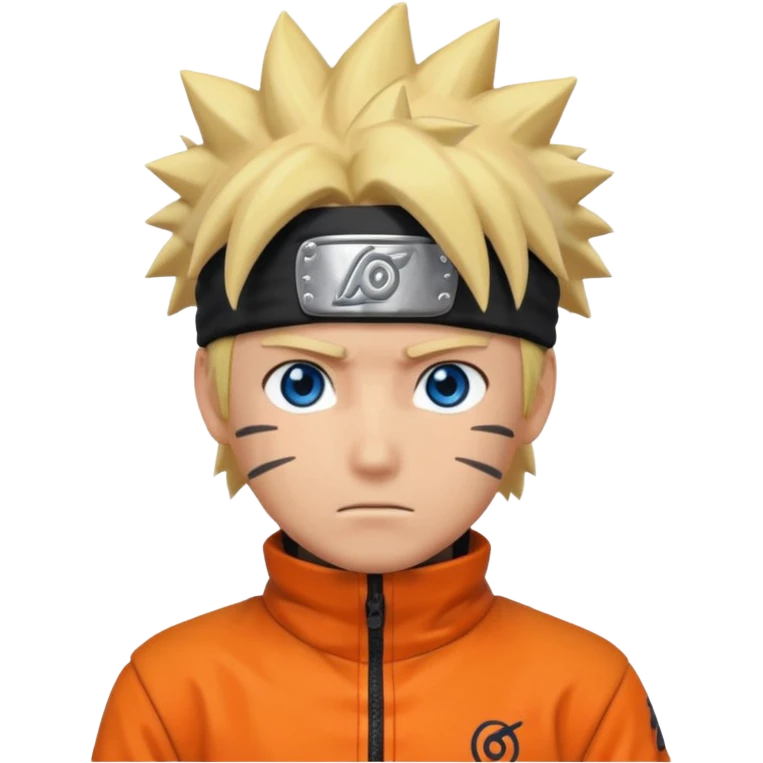 Naruto Kurama com Aura Laranja emoji