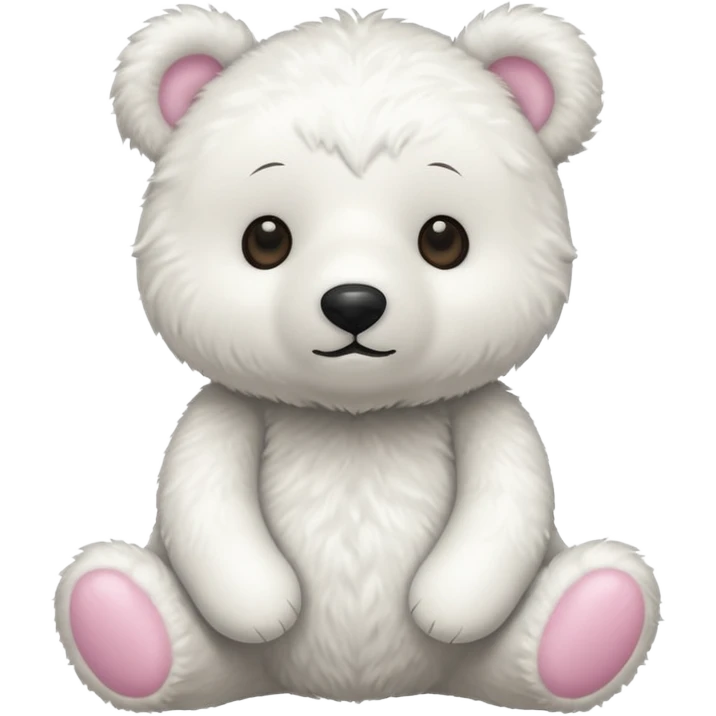 white bear doll emoji