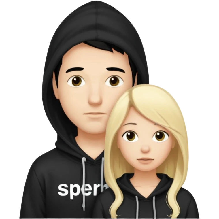 chce by to byla taka emotka 🙍‍♂️
chlopaka z czarnymi losami i czarna bluza z biaty.m
napisem "sperma" na srdoku i zeby za nim stala taka ladna blondynka z wlosami do klatki piersiowej ciagnaca za sznurek od
kaptura od bluzy tej pierwszej osobyl emoji