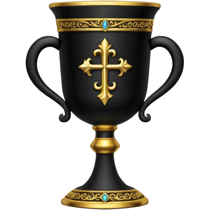calice noir medieval emoji