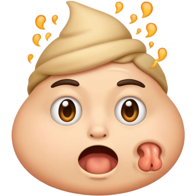 Person farting emoji