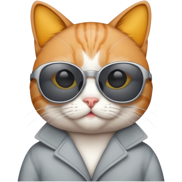 Cat with sunglasses  emoji