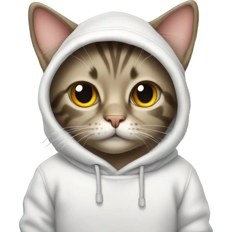 cat with sweatshirt  emoji